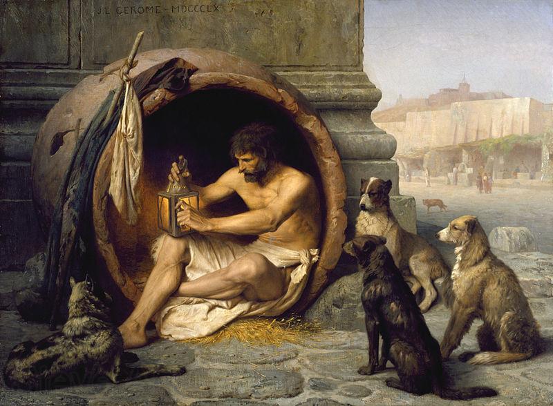 Jean-Leon Gerome Diogenes Norge oil painting art